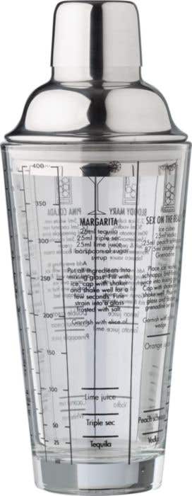 Shaker à cocktail en verre Sanne [400 ml]