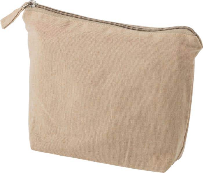 Trousse de toilette en coton recyclé Cressida
