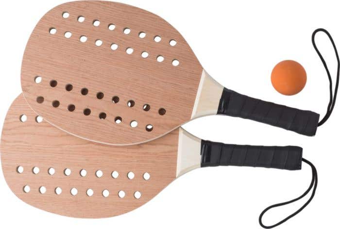Set de tennis en bois de rose Peregrine