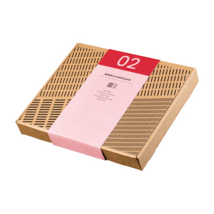 Tubes Cadeau Vin & Chocolat Rombeau