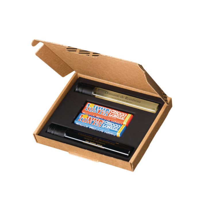 RPET Wijnproeverij Domaine De Rombeau Met Tony's Chocolonely [4-delig]