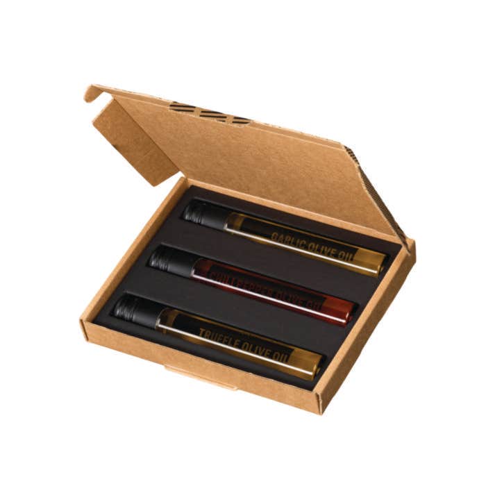 Coffret d'huile d'olive 3 pièces "Je t'olive" - rPET