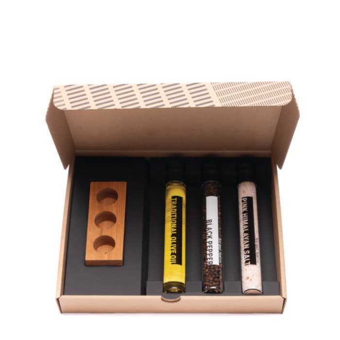 Kookbox Met Houder Somethin's Cooking [4-delig]