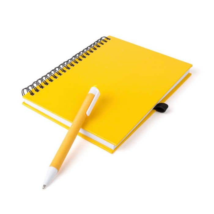 Wire-O Cahier Avec Stylo Recyclé Koguel [15 x 18 cm]