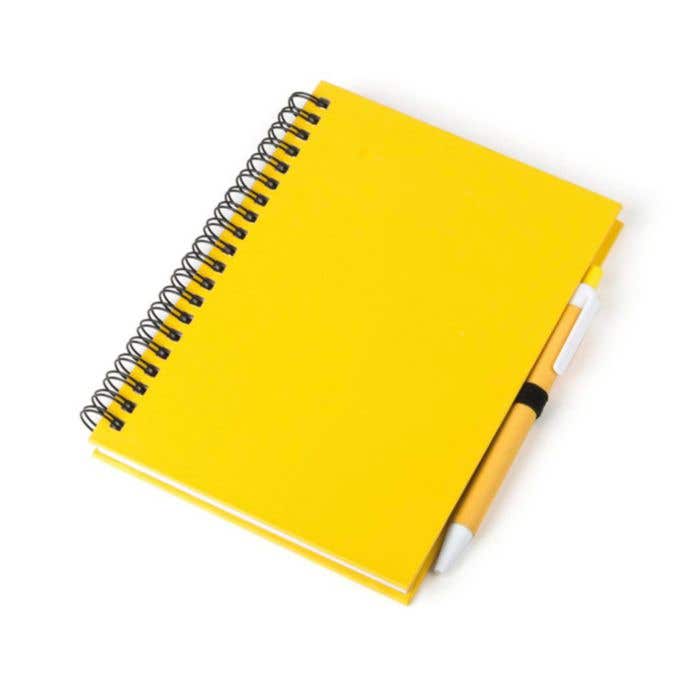 Wire-O Cahier Avec Stylo Recyclé Koguel [15 x 18 cm]
