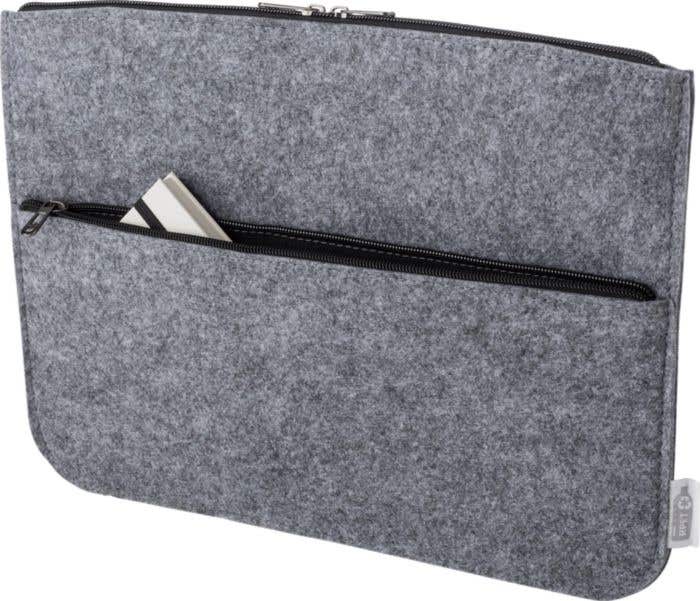 Housse d’ordinateur portable en feutre et rPET Emilia
