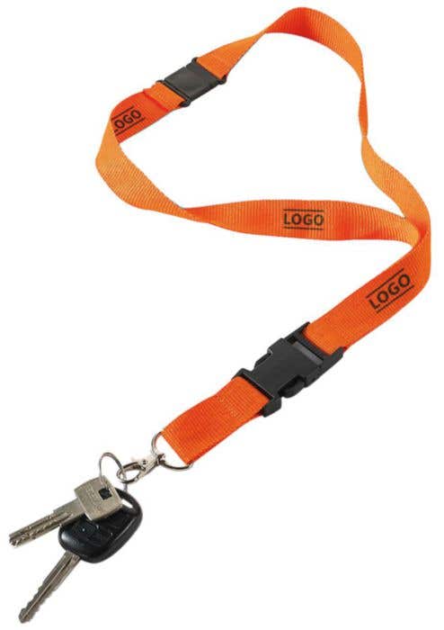 Lanyard met klemgesp