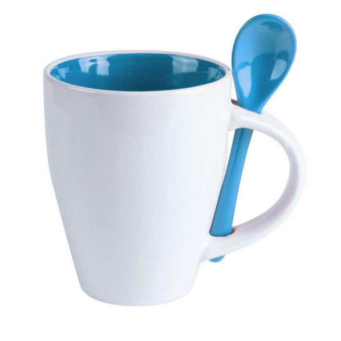 Keramische Mok Met Lepel Cotes [350 ml]