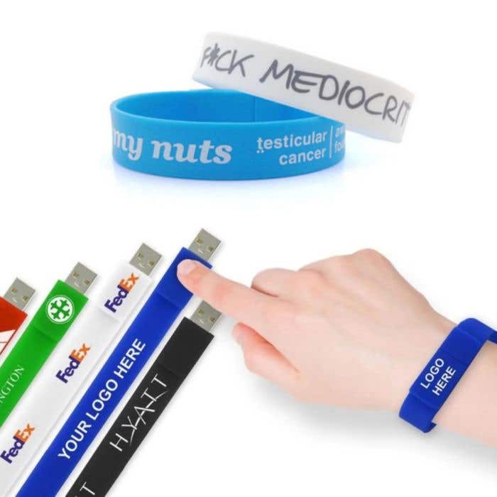 USB stick/silicone wristband