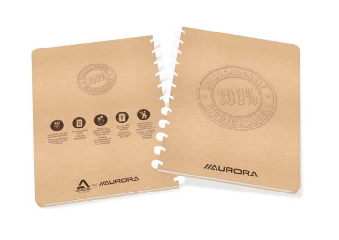 Aurora Cahier Wire-O Kraft [A4]