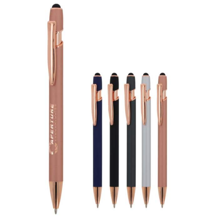 Stylo À Bille En Métal Avec Stylet Paris Luxe