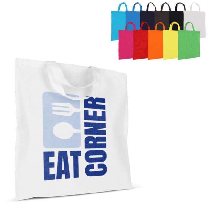 Sac Bandoulière En Coton Classic Couleur