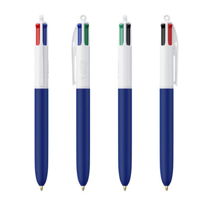 BIC® Stylo À Bille 4 Couleurs® Color [4-en-1]