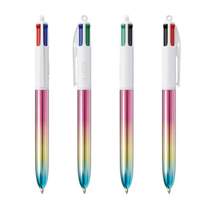 BIC® Stylo À Bille 4 Couleurs® Gradient [4-en-1]