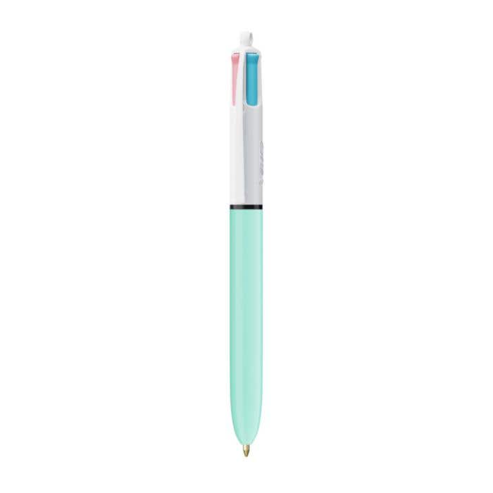 BIC® Stylo À Bille Avec Lanière 4 Couleurs® Fashion [4-en-1]
