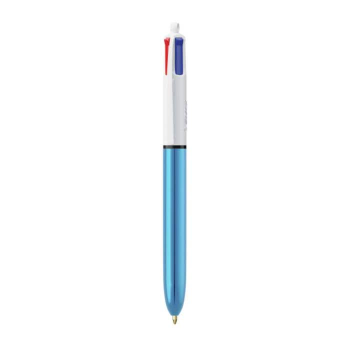 BIC® Style À Bille Avec Lanière 4 Couleurs® Shine [4-en-1]
