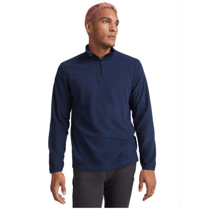 Veste polaire Himalaya avec fermeture quart de zip pour homme