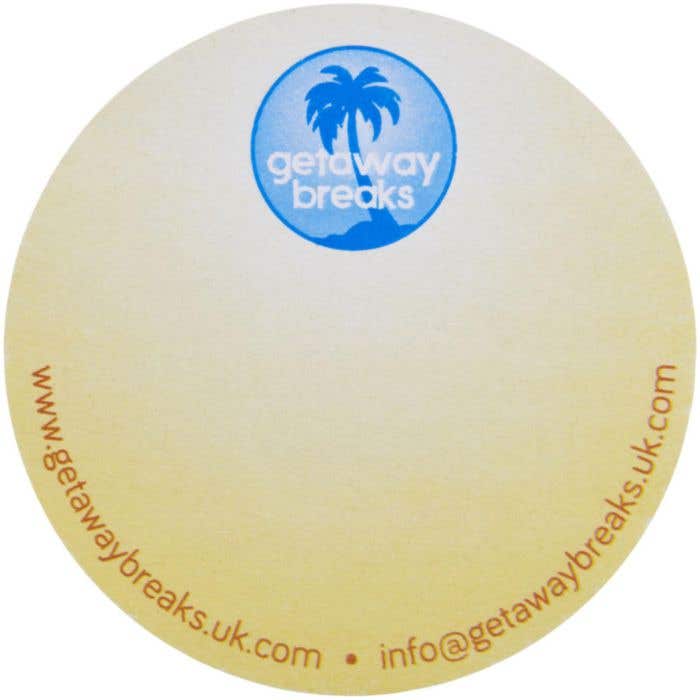 Post-its recyclés Sticky-Mate® en forme de cercle [50 feuilles de papier]