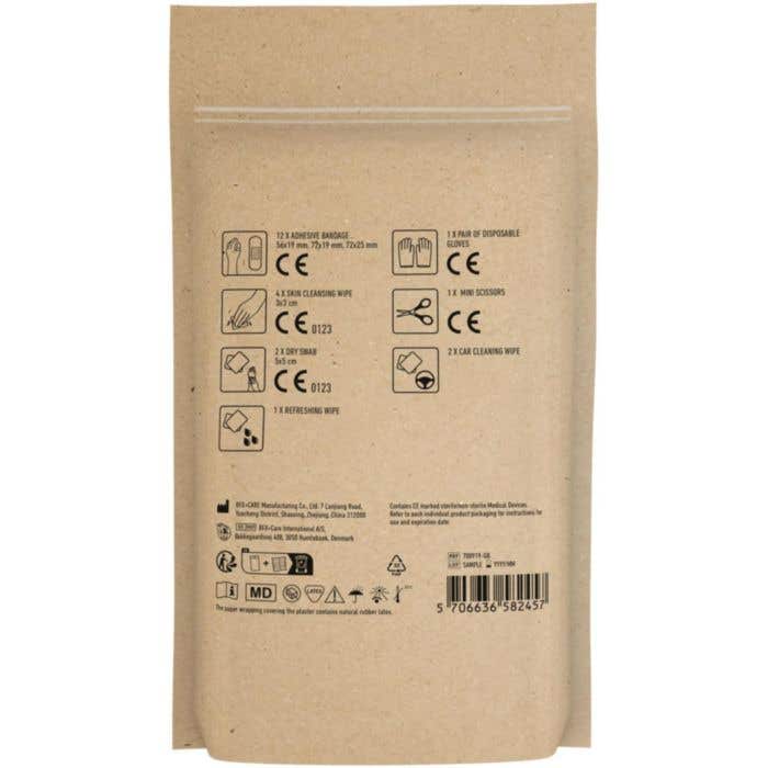 MyKit Car First Aid Kit avec pochette en papier [7 pièces]