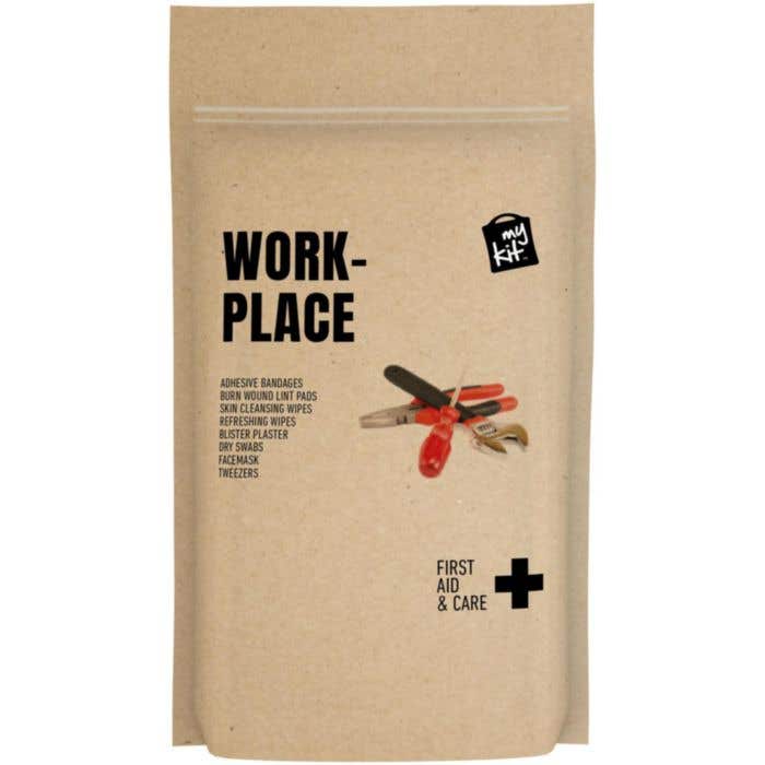 MyKit Workplace First Aid Kit avec pochette en papier [8 pièces]