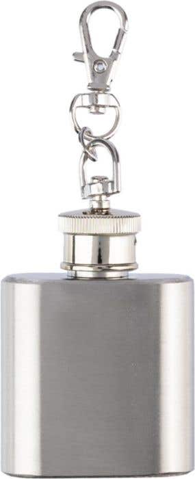 Porte-clés flasque en inox Julia [30 ml]