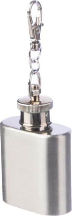 Porte-clés flasque en inox Julia [30 ml]