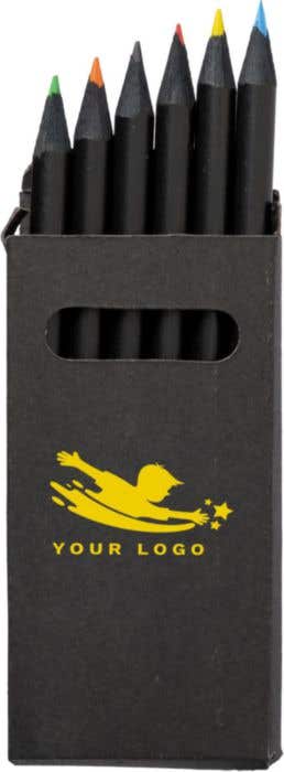 Ensemble de crayons de couleur Holger [6 couleurs]