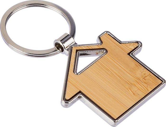 Porte-clés en bambou Bernd