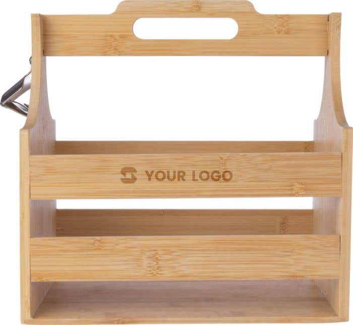 Porte-bouteilles en bambou Hans