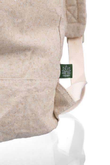 Sac à dos roll-top en chanvre Margarete