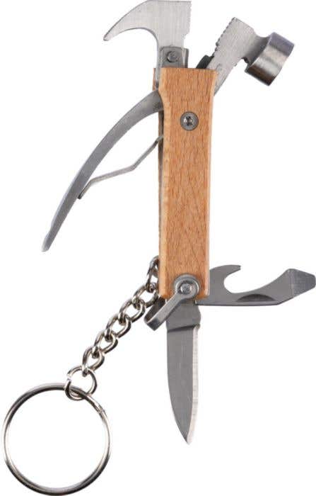 Porte-clés multi-outil en bambou Heinrich