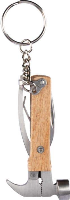 Porte-clés multi-outil en bambou Heinrich