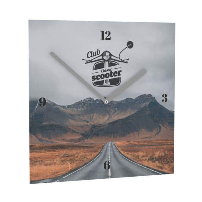 Horae Horloge Murale Square Black