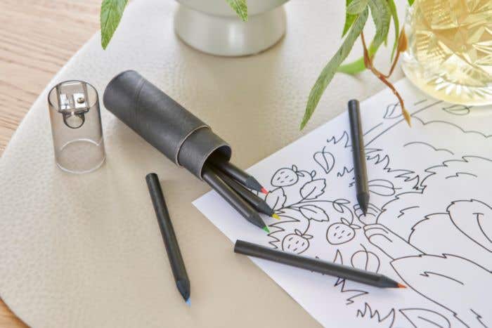 Ensemble de crayons de couleur Holger [6 couleurs]