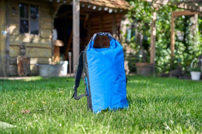 Sac à dos roll-top imperméable en toile Hermann