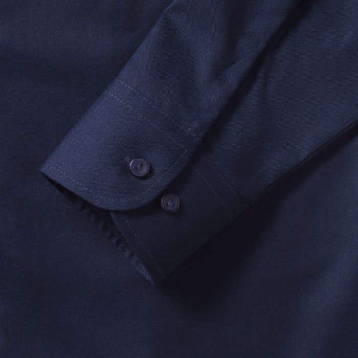 Russell Easy Care Oxford Chemise à manches longues pour femmes