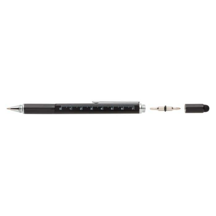Stylo outil 5 en 1 en aluminium