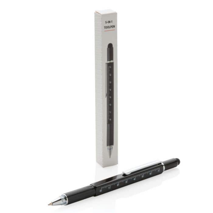 Stylo outil 5 en 1 en aluminium