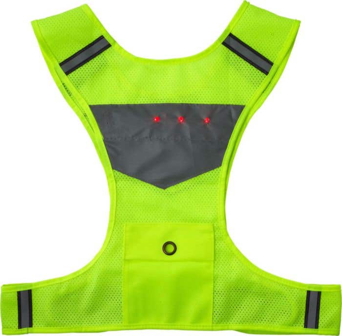 Veste de sport réfléchissante avec LED