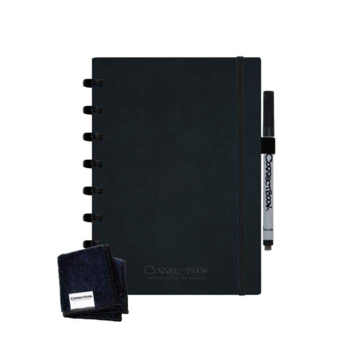 Correctbook Couverture rigide en simili-cuir
