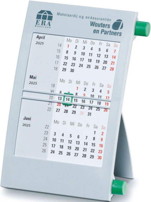 Calendrier de bureau trimestriel