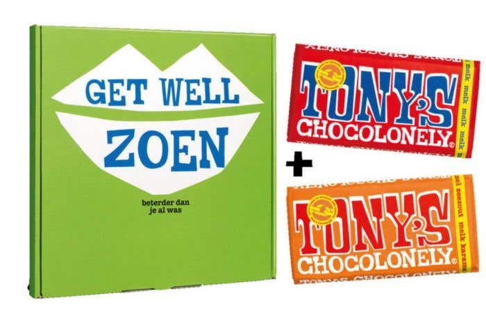 Tony's Chocolonely Coffret Cadeau Sterkte [2 barres]