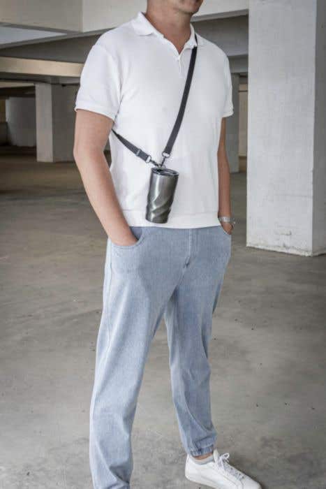 BrandCharger Gerecyclede RVS To Go Beker Vortex Calix [400 ml]