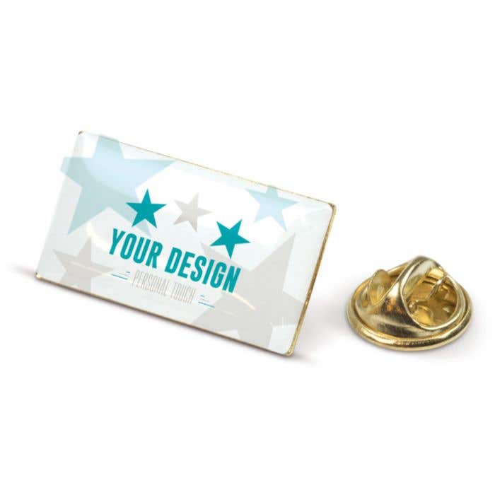 Pin en Métal Dominique [26 x 14 mm]