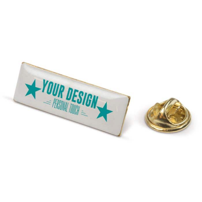Metalen Button Stella [30 x 10 mm]