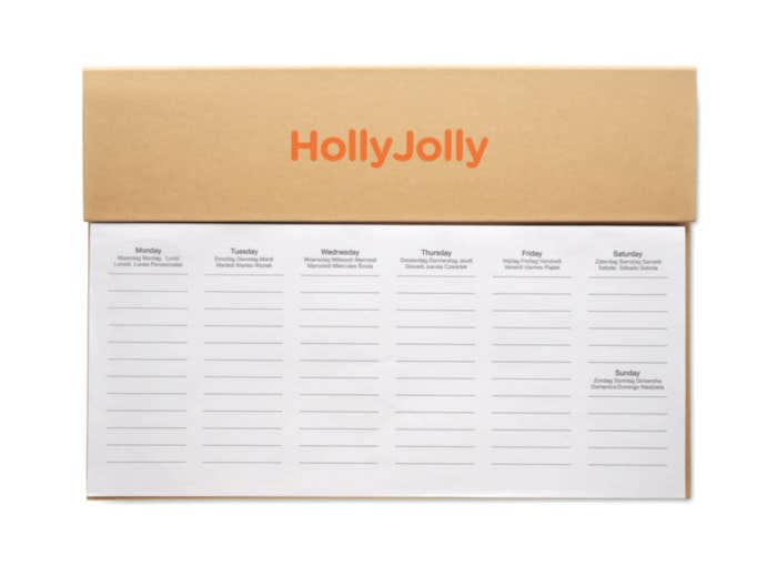 Planificateur Hebdomadaire Memweek