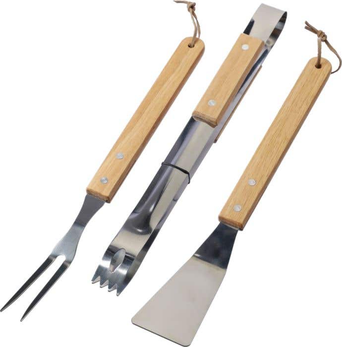 Ensemble BBQ en inox [3 pièces]
