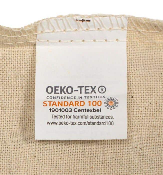Sac à dos à cordon en coton Oeko-Tex Georgia