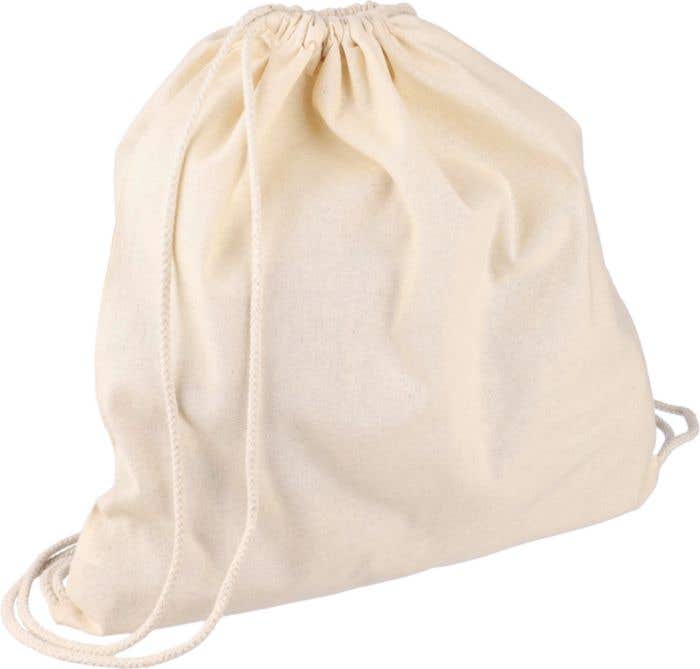 Sac à dos à cordon en coton Oeko-Tex Georgia