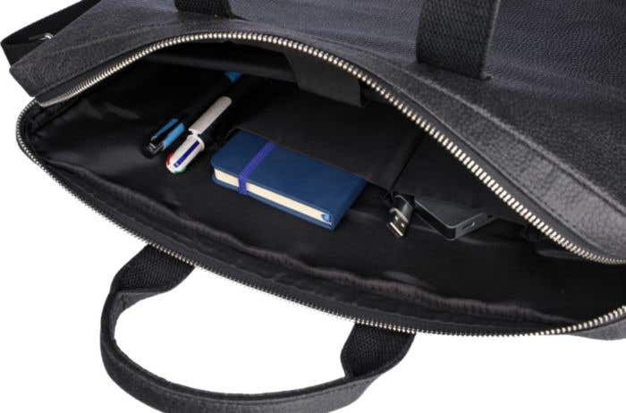 Sacoche pour ordinateur portable en cuir de tomate Lillian [15 pouces]